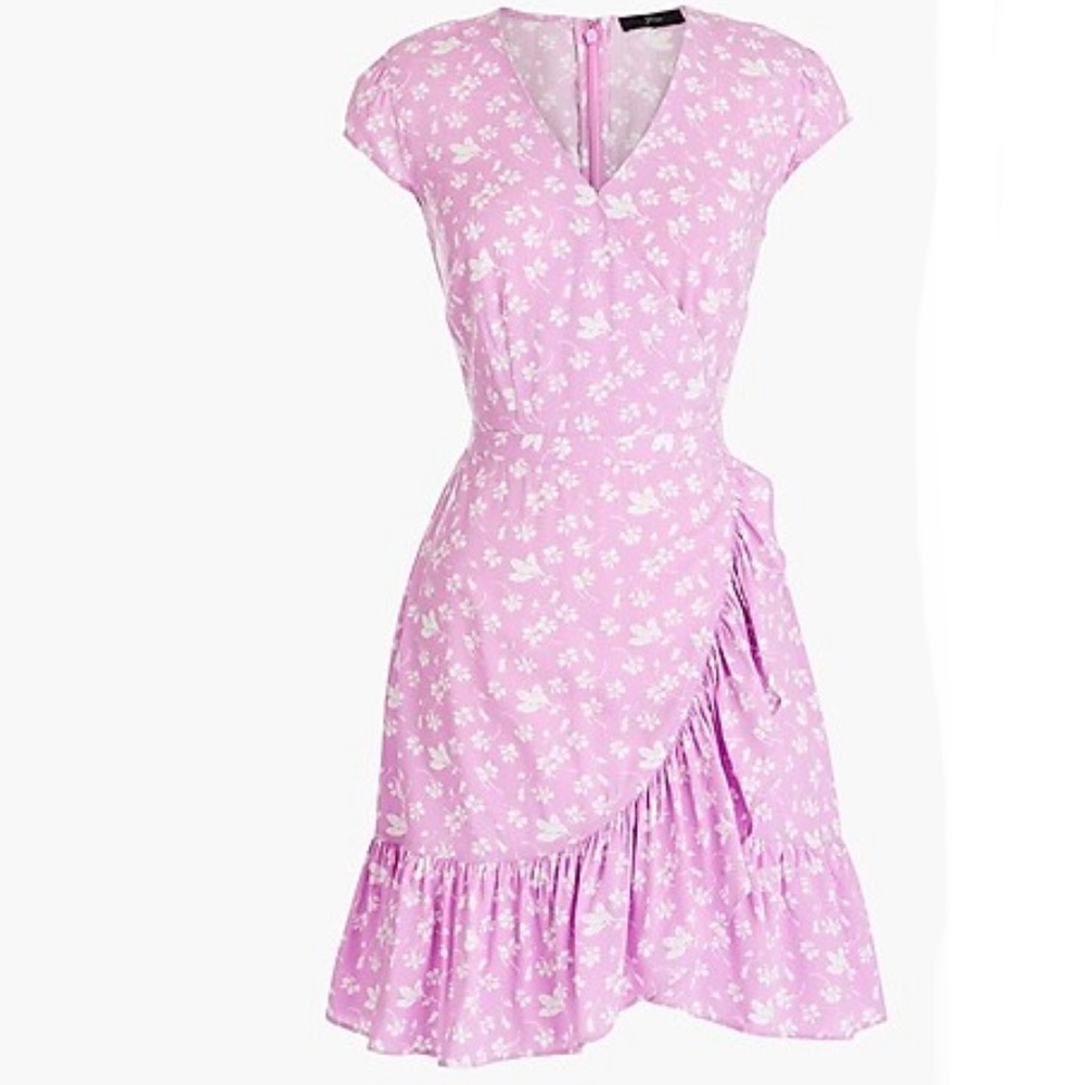 J.CREW Ruffle-front mini dress Size 2